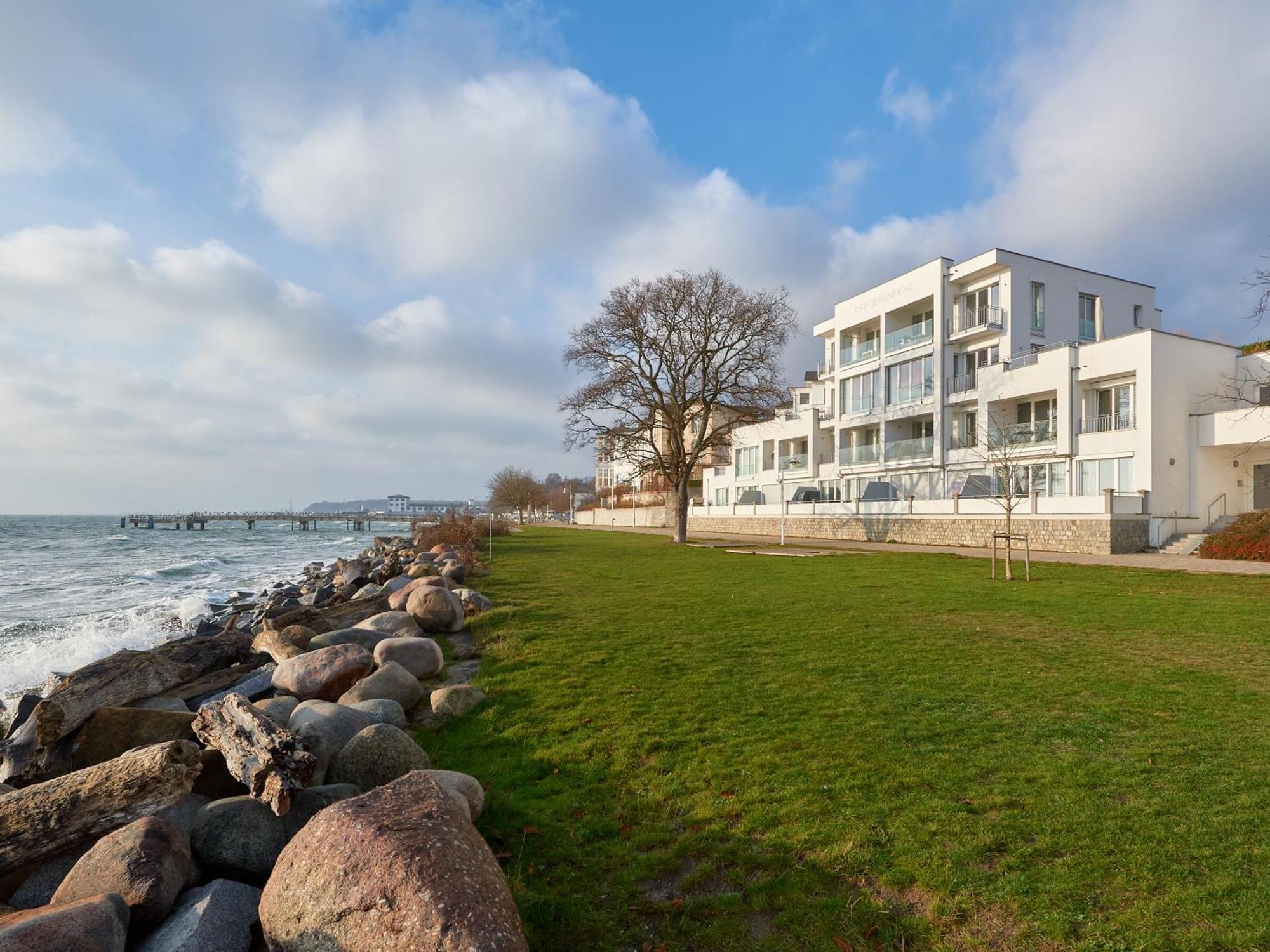 Ostseeresidenz Sassnitz F548 WG 7 mit Sauna, Terrasse, Meerblick Exterior foto